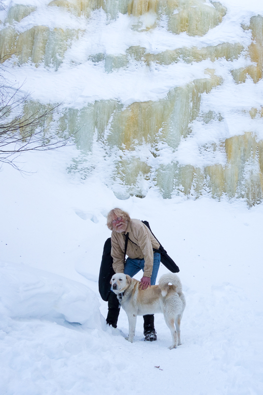 Tim and Foster at Bridal Veil Falls